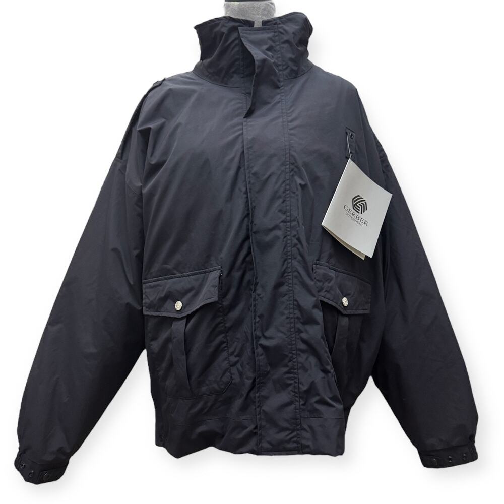 Gerber Outerwear Black Men's Jacket Scotchlite Zed Coat Navy Size 2XL